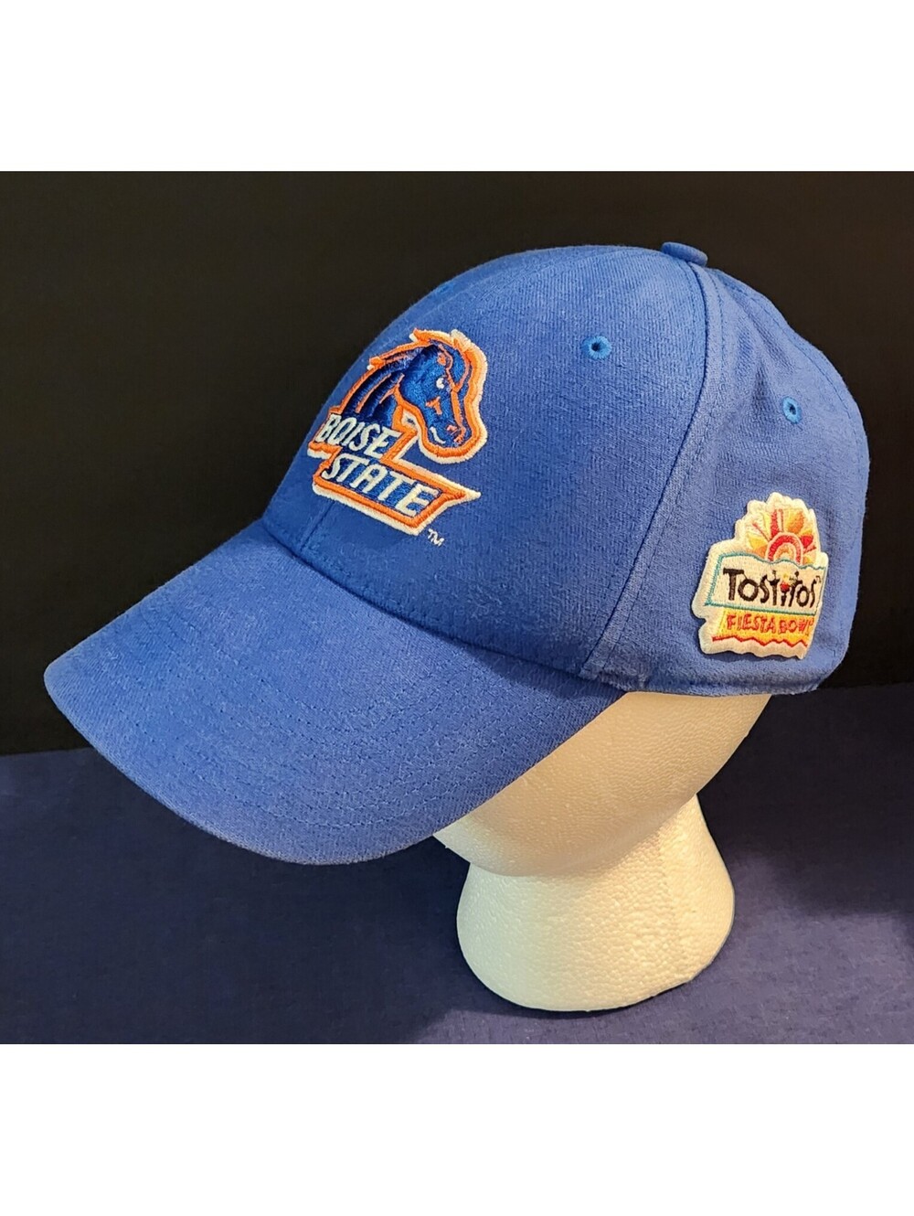 Vintage 2007 Boise State Broncos Fiesta Bowl Hat Nike Tostitos Champions Cap